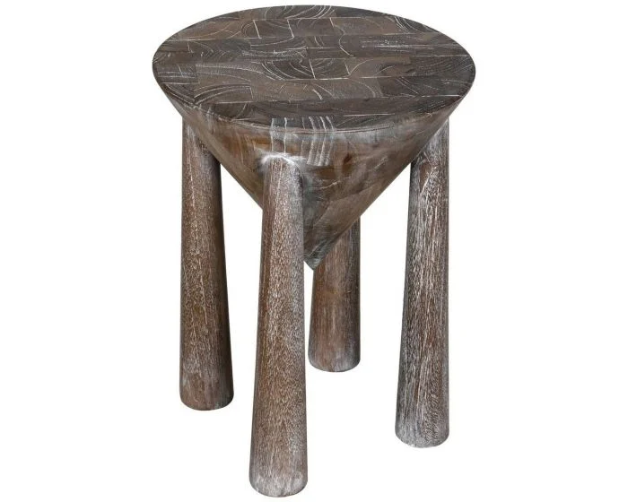 Noir Furniture Kongo Side Table (Dropshippable)
