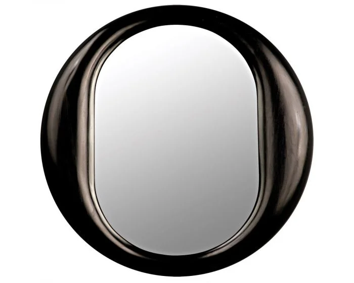 Noir Furniture Oh Mirror, Charcoal Black