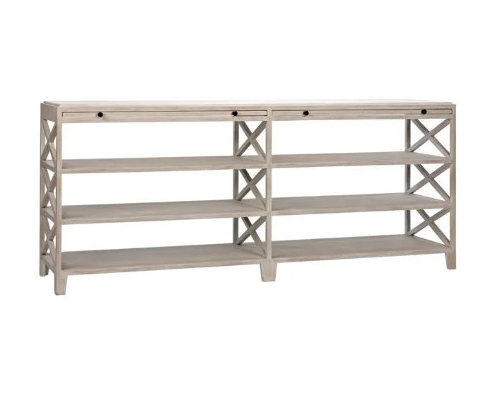 Noir Furniture Sutton Console, White Wash