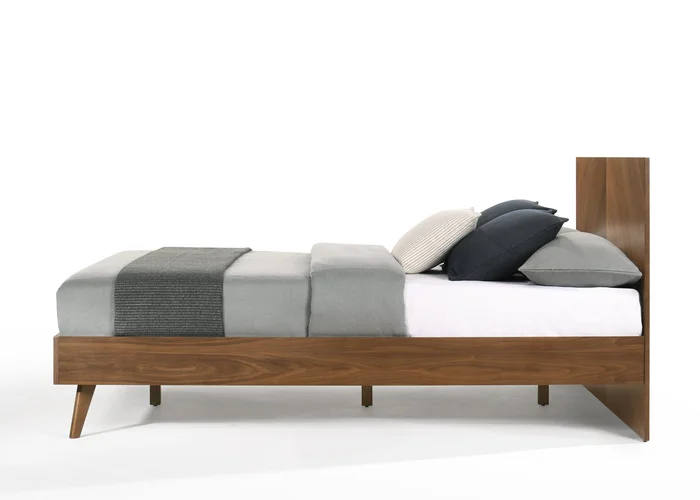 Nova Domus Kamela -Modern Walnut Q Bed