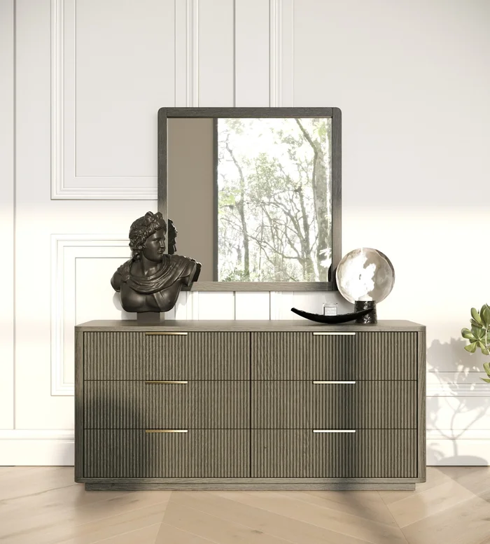 Nova Domus Santa Monica – Modern Grey Wash Dresser