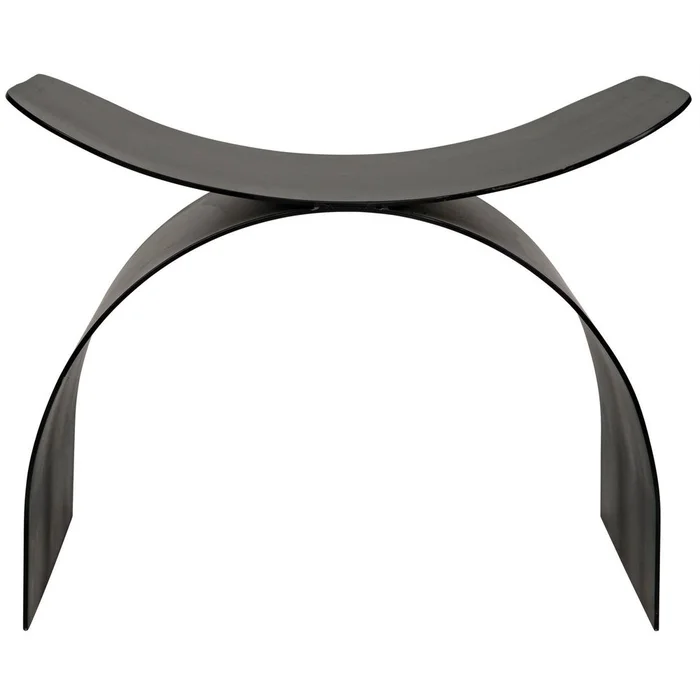 Papillon Stool – Black Steel