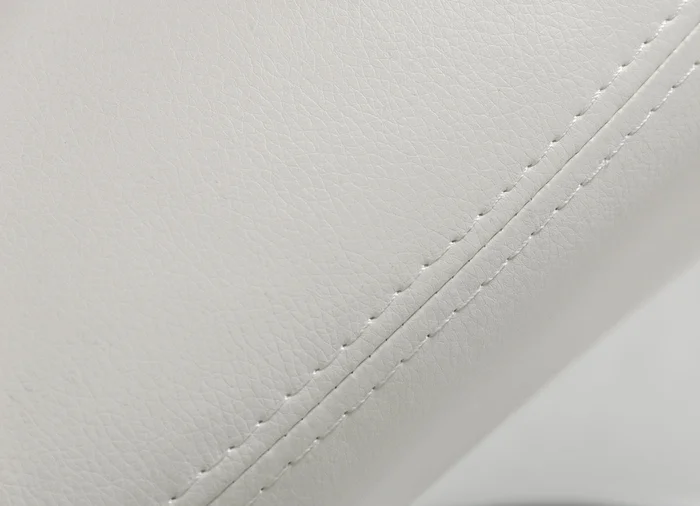 Penn – Modern White Leatherette Dining Chair (Set of 2)