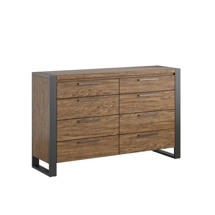 Phera – 8 Drawer Dresser – Brown