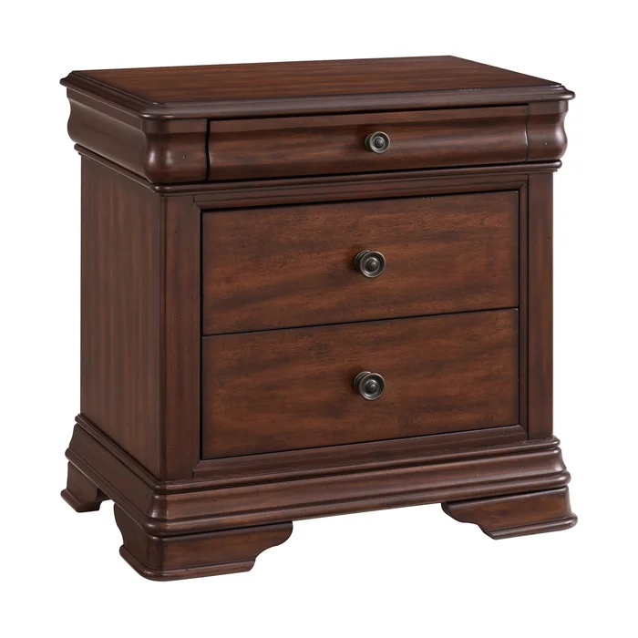Phillipe Cherry Nightstand W/USB