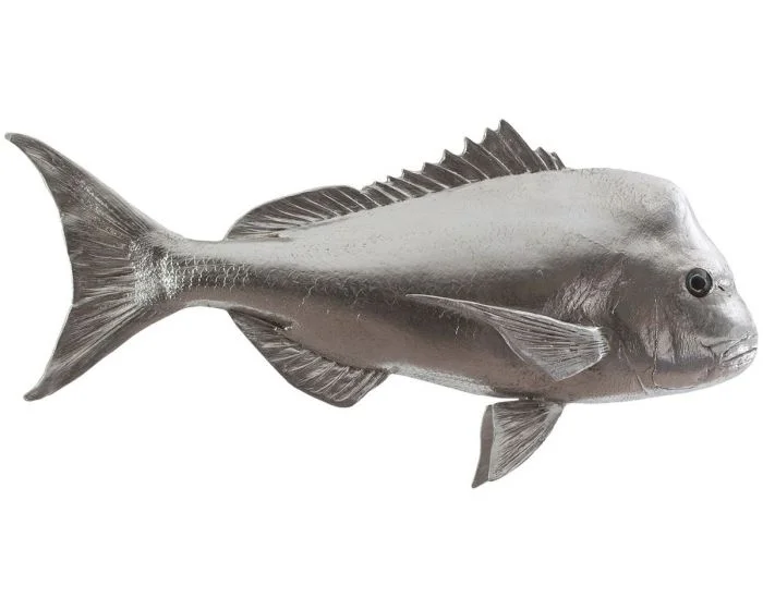 Phillips Collection Australian Snapper Fish, Silver Leaf (Dropshippable)