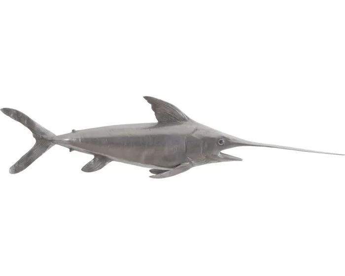 Phillips Collection Broadbill Swordfish Fish, Polished Aluminum