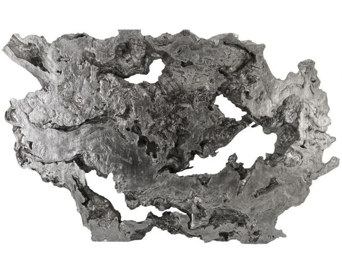 Phillips Collection Burled Root Wall Art, Silver Leaf, Large