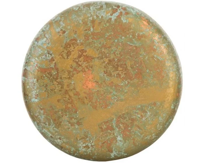 Phillips Collection Button Wall Art, Deep, Lichen Finish, Small (Dropshippable)