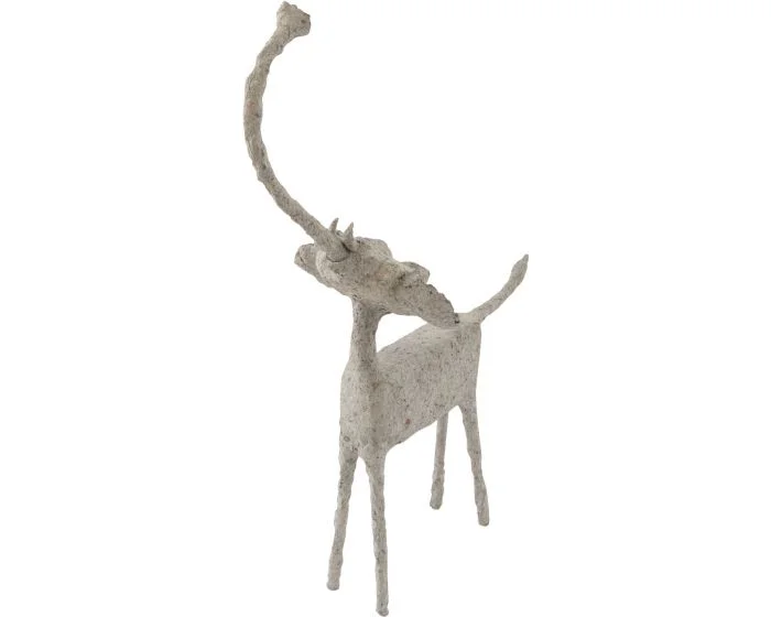 Phillips Collection Elephant, Sculpted Animal, Trunk Up, Paper Mache (Dropshippable)