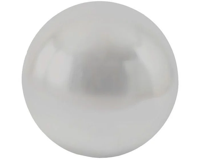 Phillips Collection Floor Ball, Small, Silver Leaf (Dropshippable)