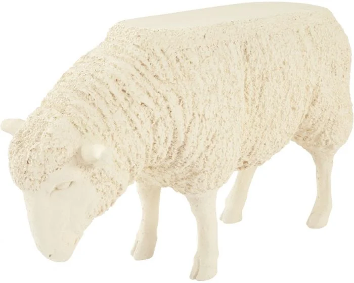 Phillips Collection Sheep Side Table, Peach/Cream (Dropshippable)