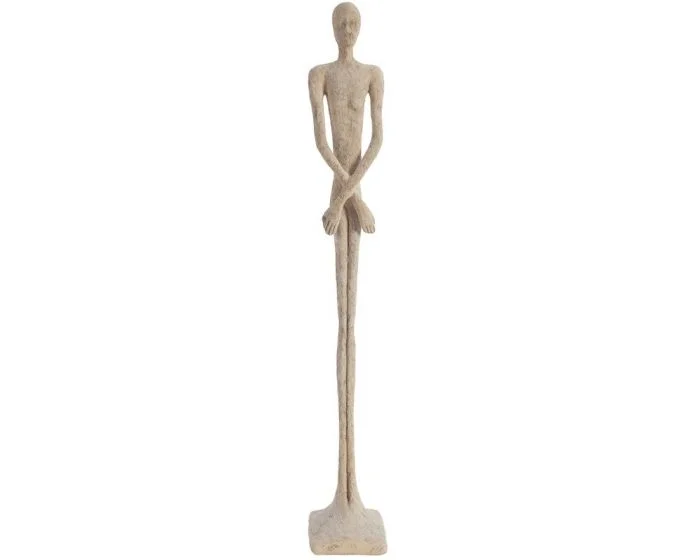 Phillips Collection Skinny Male Sculpture, Roman Stone, Small (Dropshippable)