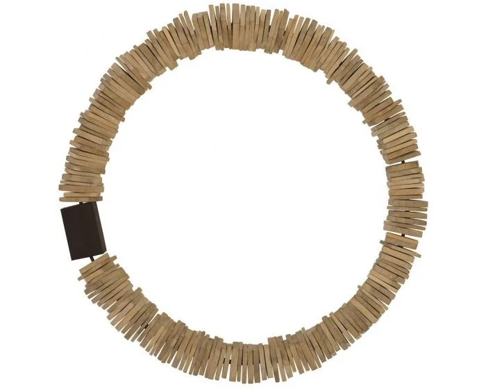 Phillips Collection Stacked Wall Ring, Bleached, Medium (Dropshippable)