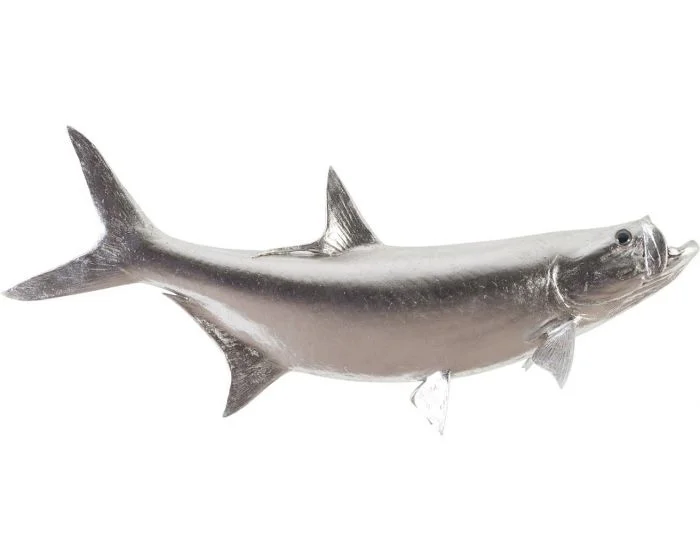 Phillips Collection Tarpon Fish, Silver Leaf (Dropshippable)