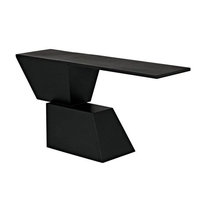 Pieta Console – Black Steel