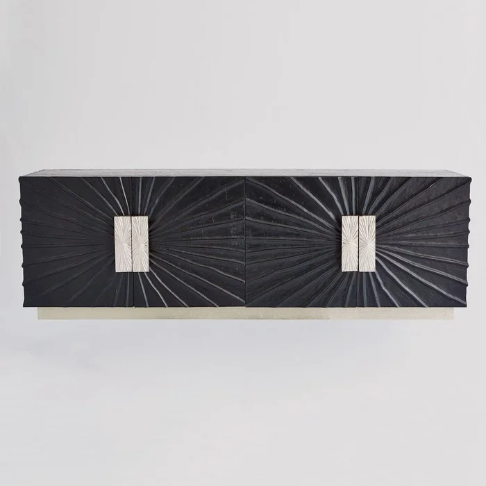 Pleated Media Cabinet