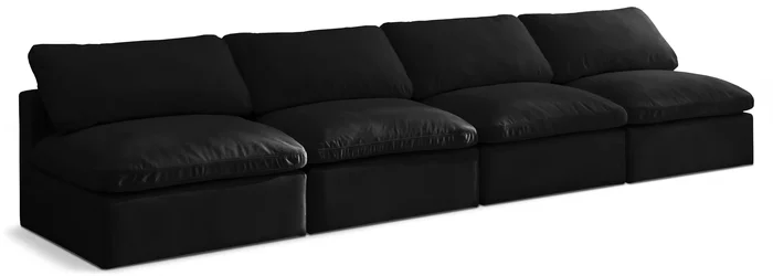Plush – Modular Armless 4 Seat Sofa