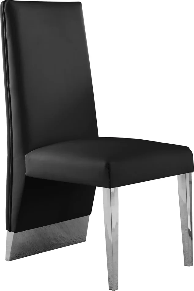 Porsha – Dining Chair Set – Chrome Base