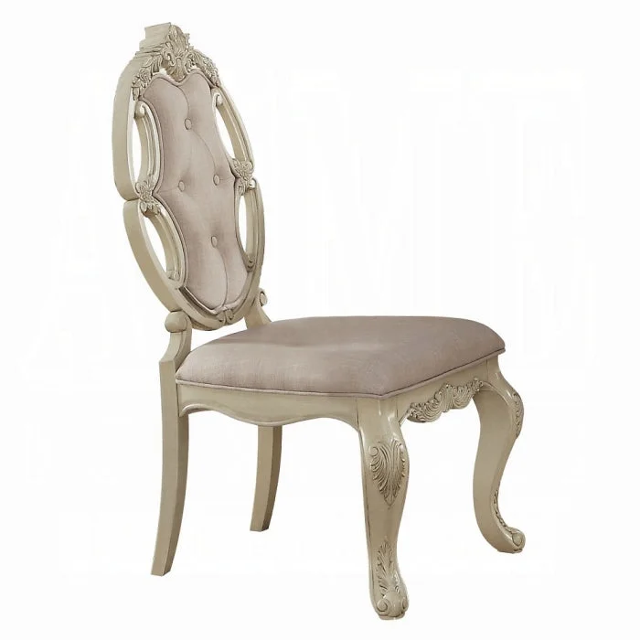 Ragenardus 43″H Upholstered Side Chair with Button Tufted Backrest (Set-2)