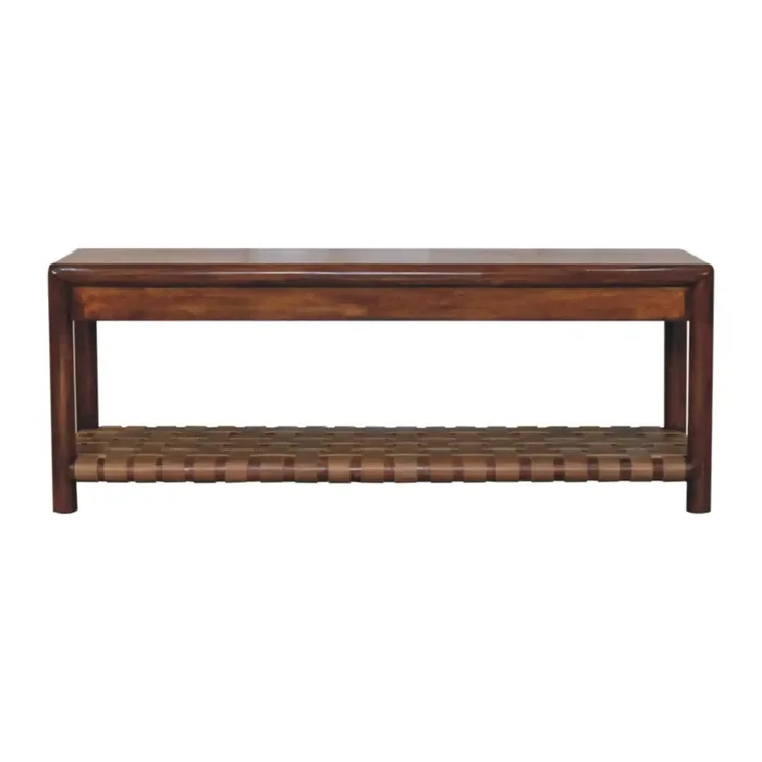 Regency – Woven Bench – Brown