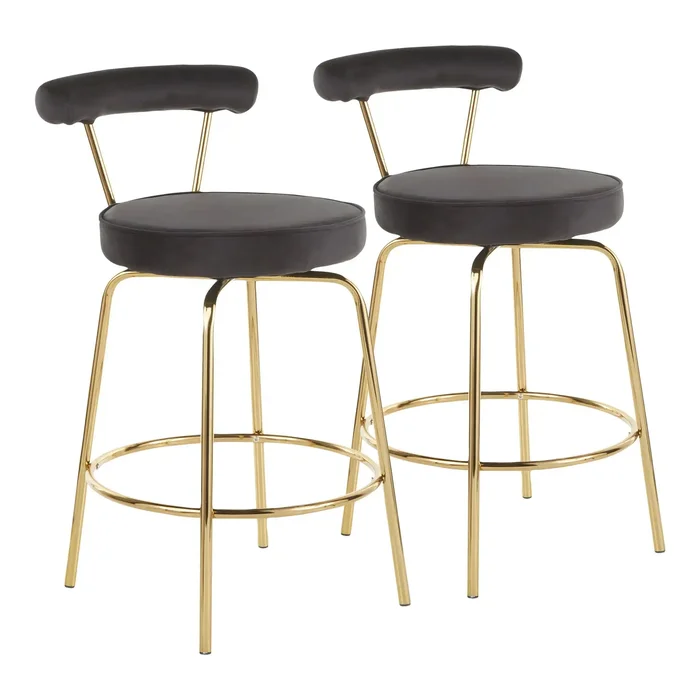 Rhonda – Glam Counter Stool (Set of 2)