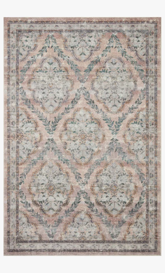 Rifle Paper Co. x Loloi Courtyard COU-02 Blush