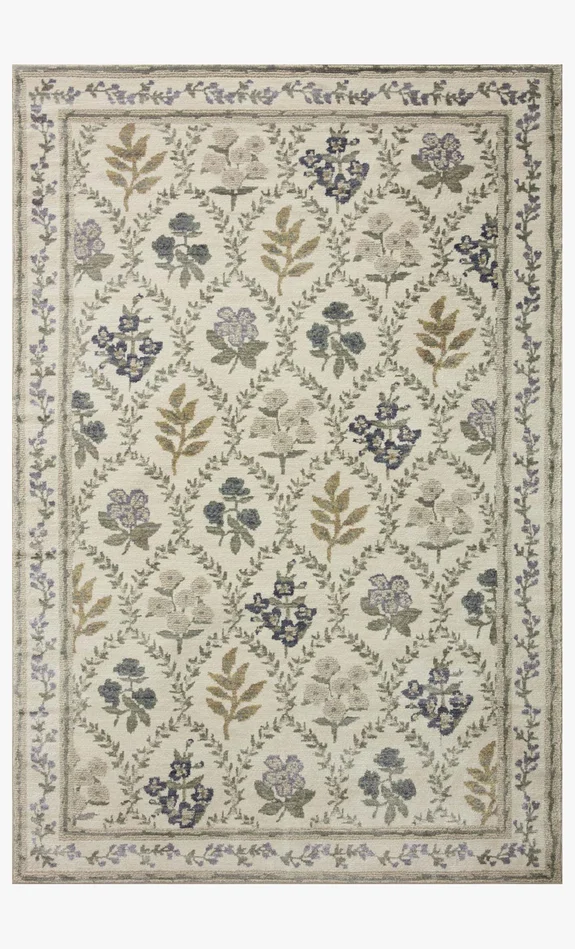 Rifle Paper Co. x Loloi Fiore FIO-04 Ivory