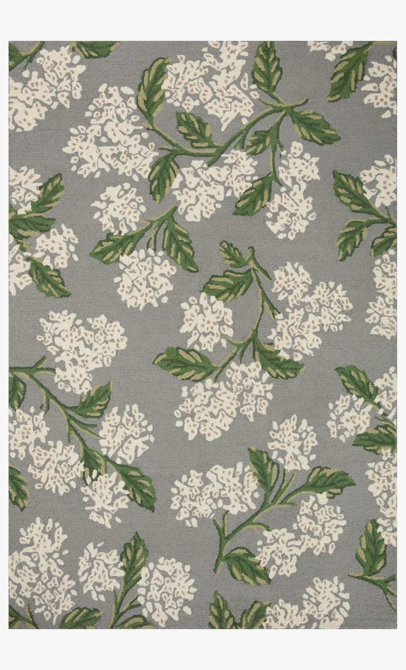 Rifle Paper Co. x Loloi Joie JOI-04 Grey