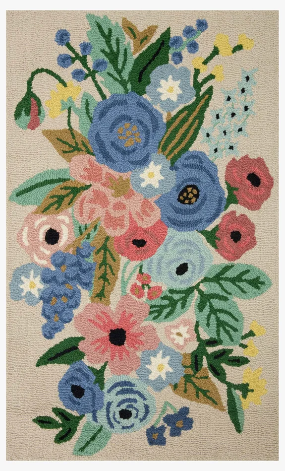 Rifle Paper Co. x Loloi Minnie MIN-08 Cream