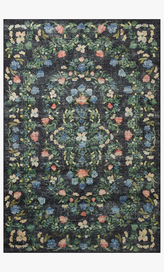 Rifle Paper Co. x Loloi Palais PAL-05 Black