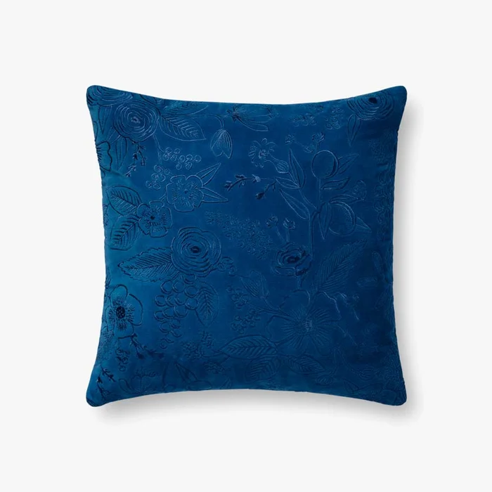 Rifle Paper Co. x Loloi Pillows PRP0056 Navy