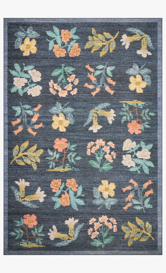 Rifle Paper Co. x Loloi Rosa RSA-03 Navy