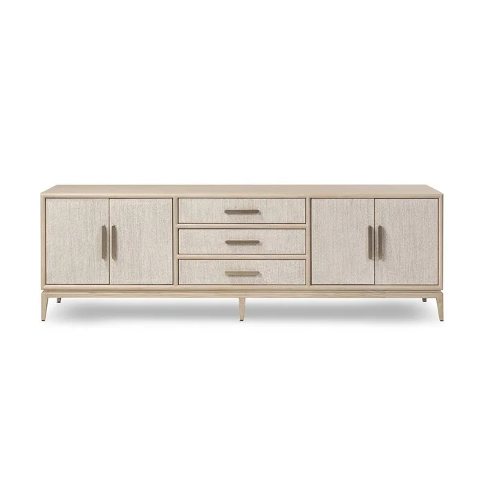 Rosenell Media Console – Natural Paper Cord