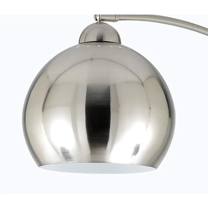 Round Metal Shade, Sh1235Bs By Cal Lighting – Brushed Steel