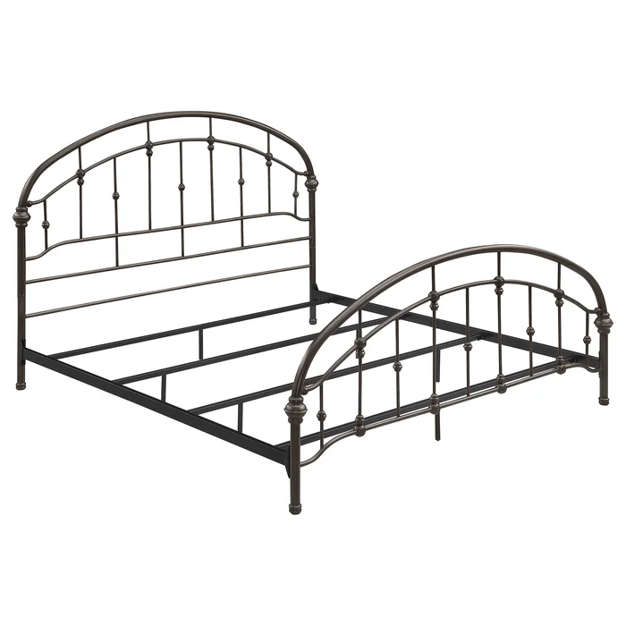 Rowan Metal Open Frame Bed Dark Bronze