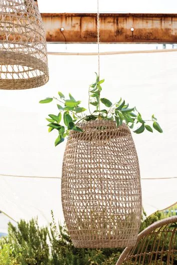 Rye Lantern By Accent Decor – Natural – Fibers – 66950