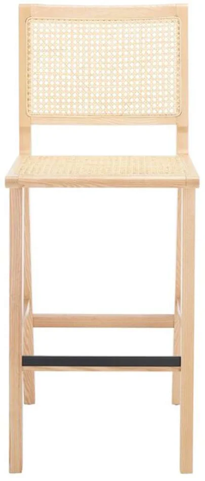 Safavieh – Couture – Hattie French Cane Barstool – Natural – SFV4140B