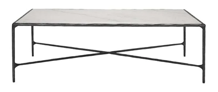 Safavieh – Couture – Jessa Rectangle Coffee Table – Black – White – SFV9500D