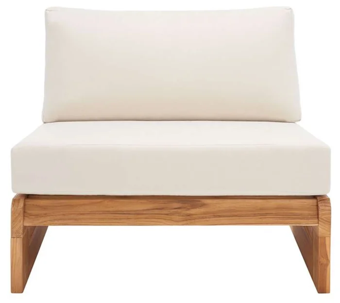 Safavieh – Couture – Julianne Teak Patio Chair – Natural – Beige – CPT1031A