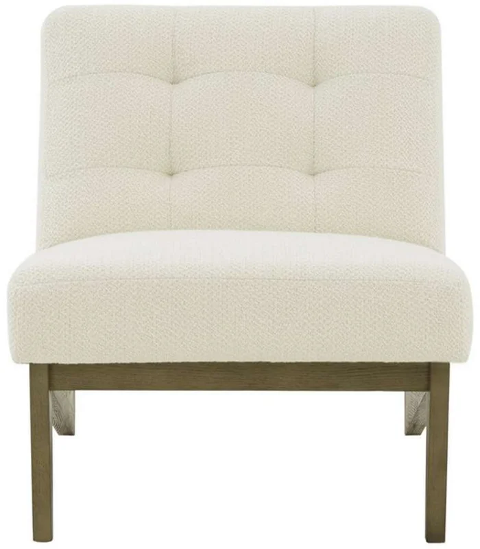 Safavieh – Couture – Nelly Scandinavian Accent Chair – Ivory – Light Grey – SFV5093A