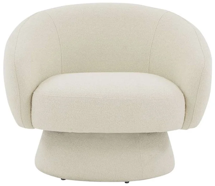 Safavieh – Couture – Petryna Boucle Accent Chair – Creme – SFV4822B