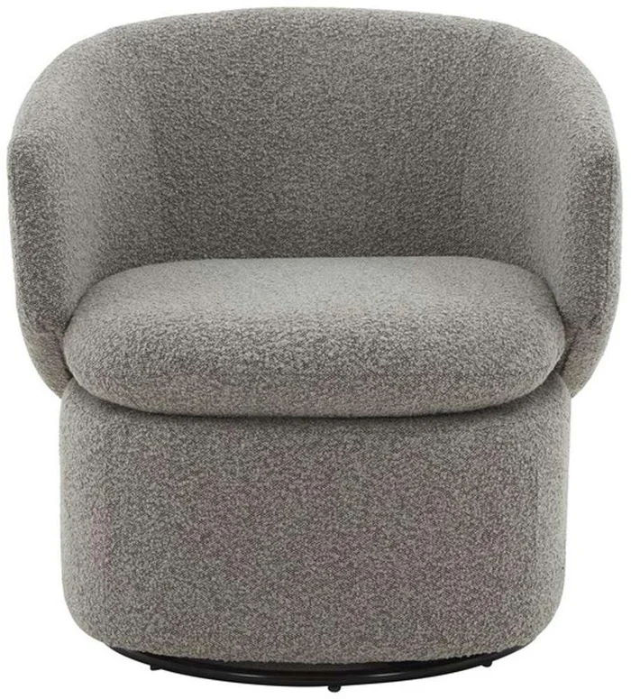 Safavieh – Couture – Phyllis Boucle Swivel Chair – Grey – SFV4816C