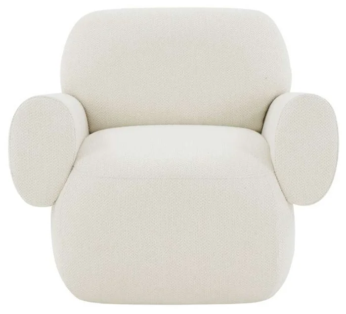 Safavieh – Couture – Pryce Upholstered Accent Chair – Ivory – SFV5096A