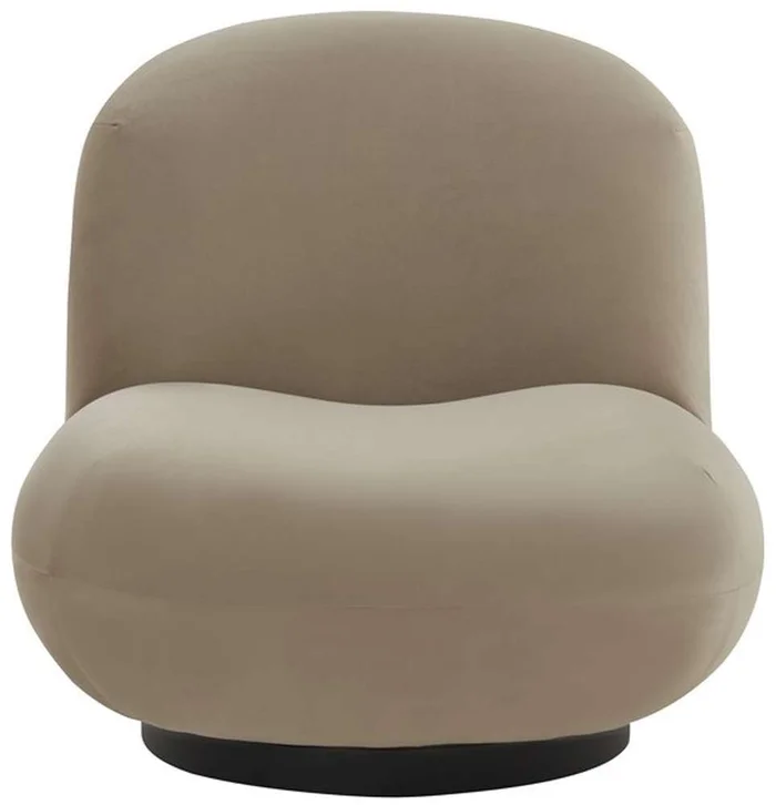 Safavieh – Couture – Stevie Boucle Accent Chair – Light Brown – Black – SFV4767D