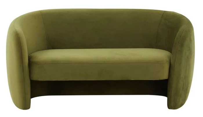 Safavieh – Couture – Zhao Curved Loveseat – Olive Green – SFV4783C