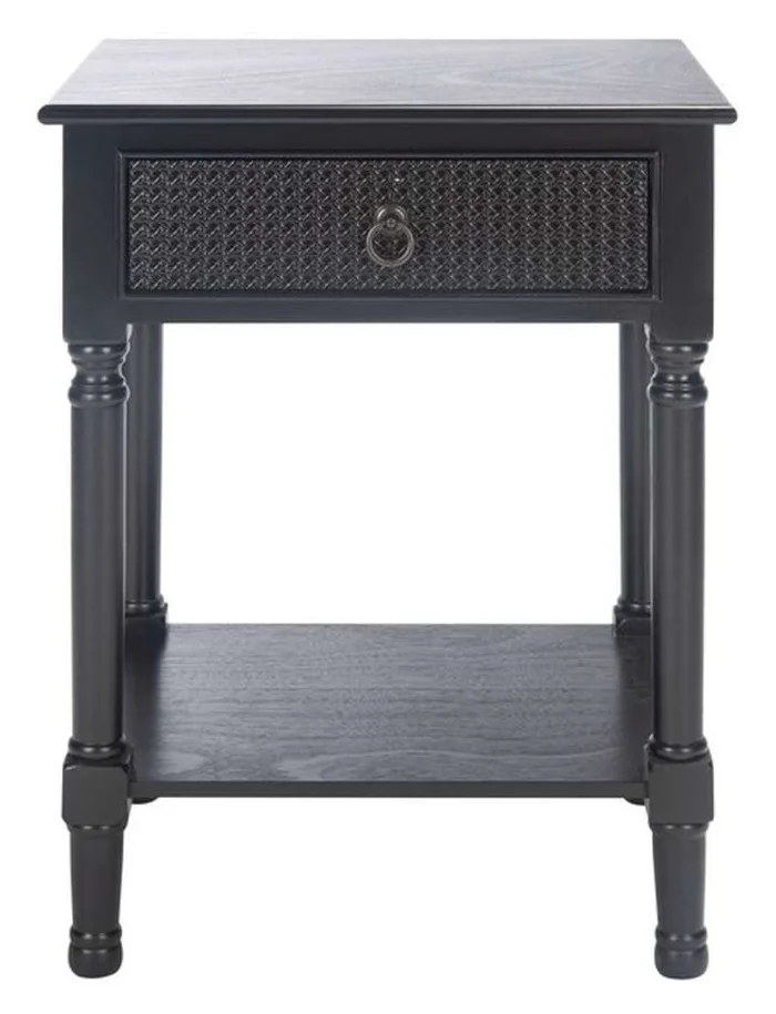 Safavieh – Haines 1Drw Accent Table – Black – ACC5720A
