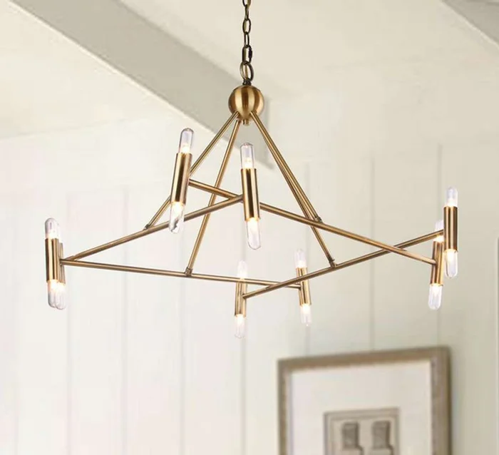 Safavieh – Hegarty 16Lt 36in Chandelier – Brass – CHA4006A