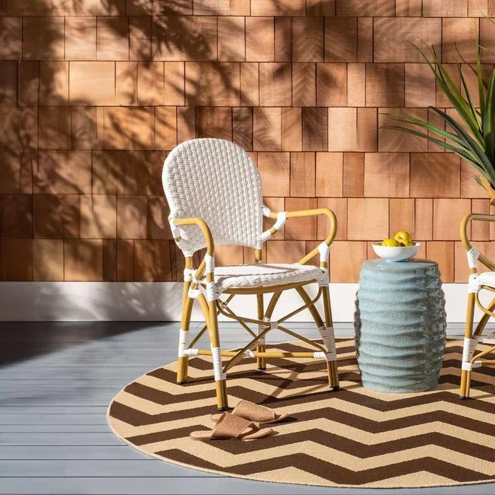 Safavieh – Hooper Arm Chair – White (Set of 2) – FOX5209G-SET2