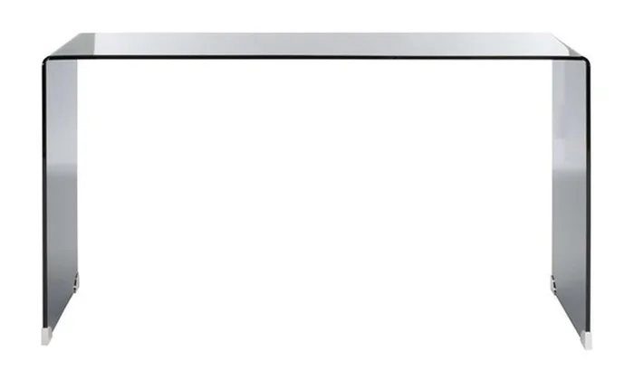 Safavieh – Huck Tempered Glass Console – Clear – Grey – CNS7301A